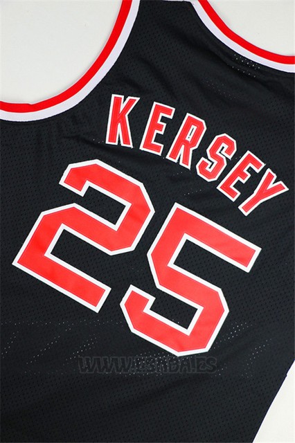 Camiseta Portland Trail Blazers Jerome Kersey #25 Retro Negro